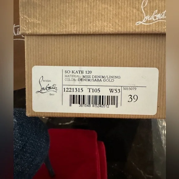 Christian Louboutin Denim So Kate 120s heels stilettos - Picture 4 of 9